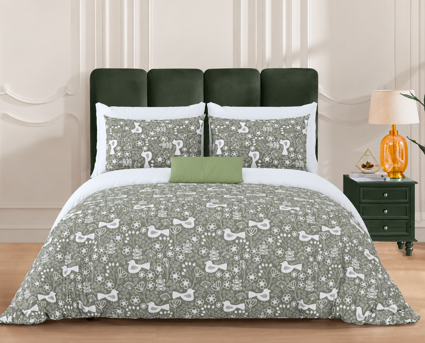 Premium 100% Cotton Super King Bedsheet Set (108" x 108") – Traditional Jaipuri Print with 2 Pillow Covers - Image 6