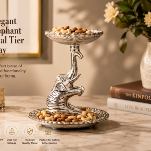 Royal Elephant Dual-Tier Serving Platter