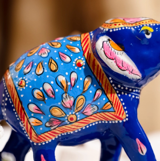 Premium Metal Meenakari Elephant Collection - Image 7