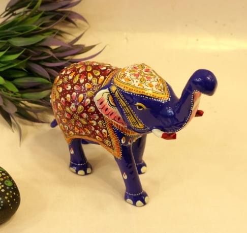 Premium Metal Meenakari Elephant Collection - Image 8