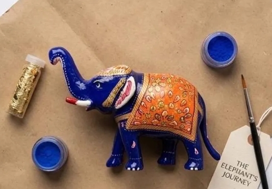 Premium Metal Meenakari Elephant Collection - Image 9