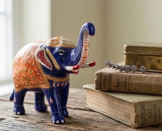 Premium Metal Meenakari Elephant Collection - Image 12