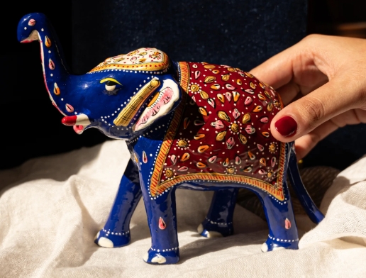 Premium Metal Meenakari Elephant Collection - Image 15