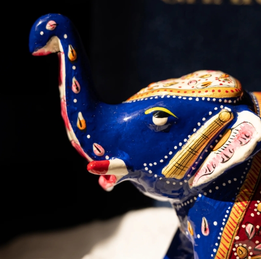 Premium Metal Meenakari Elephant Collection - Image 17