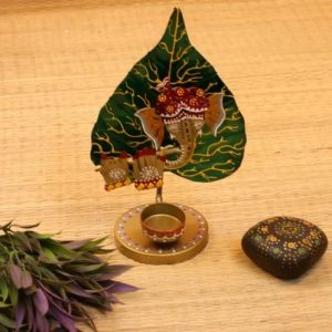 Handcrafted Ganesha Tea Light Candle Holder