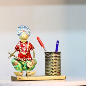 Handcrafted Rajasthani Musician Pen Holder