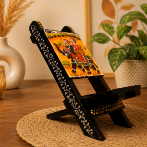 Hand-Painted Wooden Mobile Stand