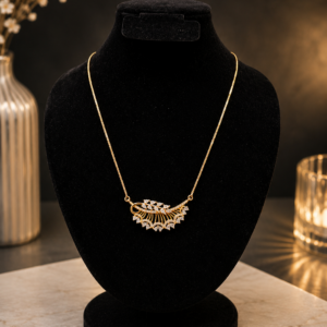 DC Jewelry Minimalist CZ Pendant Necklace - Delicate Everyday Jewelry